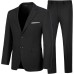 2 Piece Suit Slim Fit Business Wedding Party Tuxedo Dress Suits for Men Jacket and Pants Set