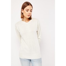 V-Neck Thin Knit Pullover