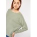 Batwing Sleeve Fine Knit Top