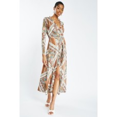 All Over Printed Maxi Dress