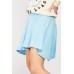 Asymmetric Hem Mini Skirt