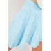 Asymmetric Hem Mini Skirt