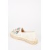 Basket Weave Encrusted Espadrilles