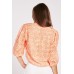 Buttoned Balloon Sleeve Blouse