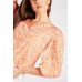 Buttoned Balloon Sleeve Blouse