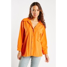 Buttoned Single Pocket Shirt