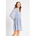 Calico Floral Tunic Dress