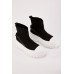 Chain Back Sock Boots