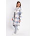 Checkered Longline Shacket