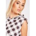 Checkered Sleeveless Hoodie