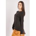 Chiffon Insert Back Contrasted Top