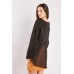 Chiffon Insert Back Contrasted Top