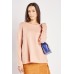 Chiffon Insert Back Contrasted Top