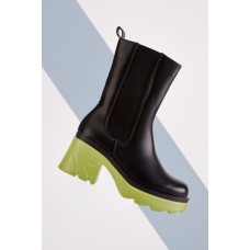Chunky Faux Leather Boots