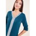 Circular Crochet Trim Blouse