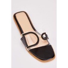 Clear Strap Flat Sliders