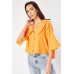 Collared Textured Blouse