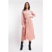 Collared Velveteen Maxi Dress
