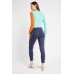 Colour Block Zipped Jumpsuit