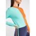 Colour Block Zipped Jumpsuit
