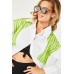 Contrasted Cotton Oversized Shirt