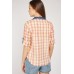 Contrasted Trim Checked Shirt