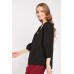 Crinkle Black Blouse