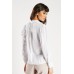 Crochet Insert Long Sleeve Shirt