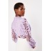 Crochet Long Sleeve Crop Top