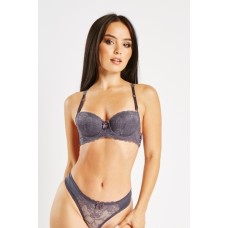 Crochet Racer Back Bra And Thong Set