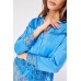 Crochet Trim Buttoned Blouse