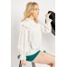 Crochet Trim Cotton Blouse