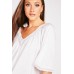 Crochet Trim White Top