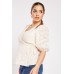 Crochet Wrap Cream Top