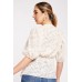 Crochet Wrap Cream Top