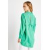 Cut Out Back Dip Hem Shirt