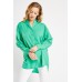 Cut Out Back Dip Hem Shirt