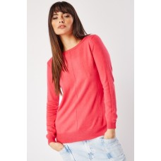 Dip Hem Fine Knit Pullover