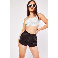 Distressed Mom Shorts