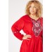 Embroidered Tunic Mini Dress