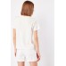 Encrusted Decorative Frill Top