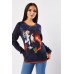 Encrusted Printed Sweatshirt