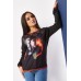 Encrusted Printed Sweatshirt