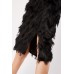 Eyelash Midi Skirt