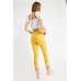 Faux Mirror Sequin Embriored Trousers