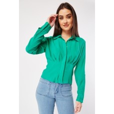 Fitted Long Sleeve Plain Top