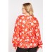Floral Bell Long Sleeve Blouse