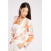 Floral Tie Up Hem Top