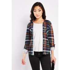 Front Pockets Checkered Shirt
