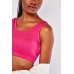 Fuchsia Crop Top